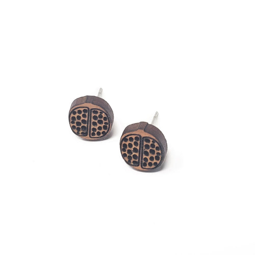 Pomegranate Stud Earrings