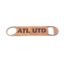 Load image into Gallery viewer, ATL UTD Wood and Aluminum Bottle Opener