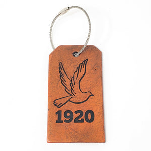 Zeta Phi Beta Leather Luggage Tag - 1920