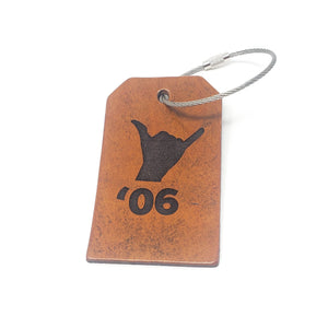 Alpha Phi Alpha Leather Luggage Tag - '06