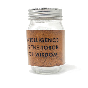 Delta Sigma Theta Mason Jar Mug Wrap - Intelligence is the Torch of Wisdom