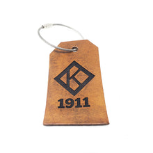 Load image into Gallery viewer, Kappa Alpha Psi Leather Luggage Tag - 1911