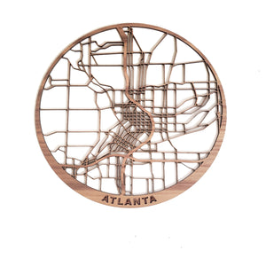 Atlanta Round Cut Map - 11x11