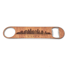 Load image into Gallery viewer, Atlanta Skyline Wood and Aluminum Bottle Opener