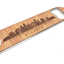 Load image into Gallery viewer, Atlanta Skyline Wood and Aluminum Bottle Opener