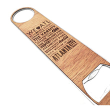 Load image into Gallery viewer, We Love ATL Wood and Aluminum Bottle Opener