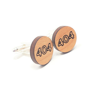 404 Wood Cufflinks