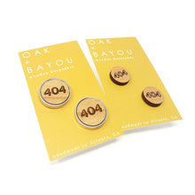 Load image into Gallery viewer, Atlanta Latitude and Longitude Stainless and Wood Cufflinks