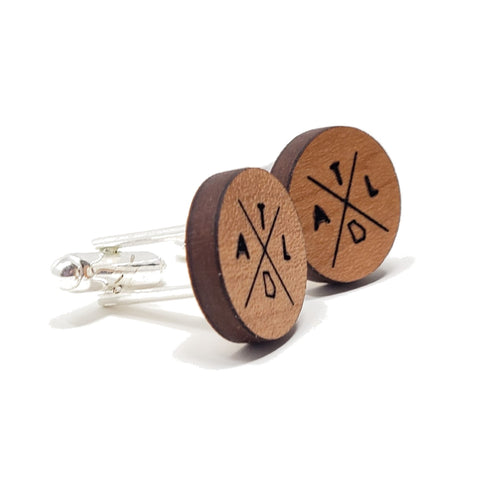 ATL CROSS Wood Cufflinks