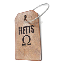 Load image into Gallery viewer, Omega Psi Phi Leather Luggage Tag - FIETTS