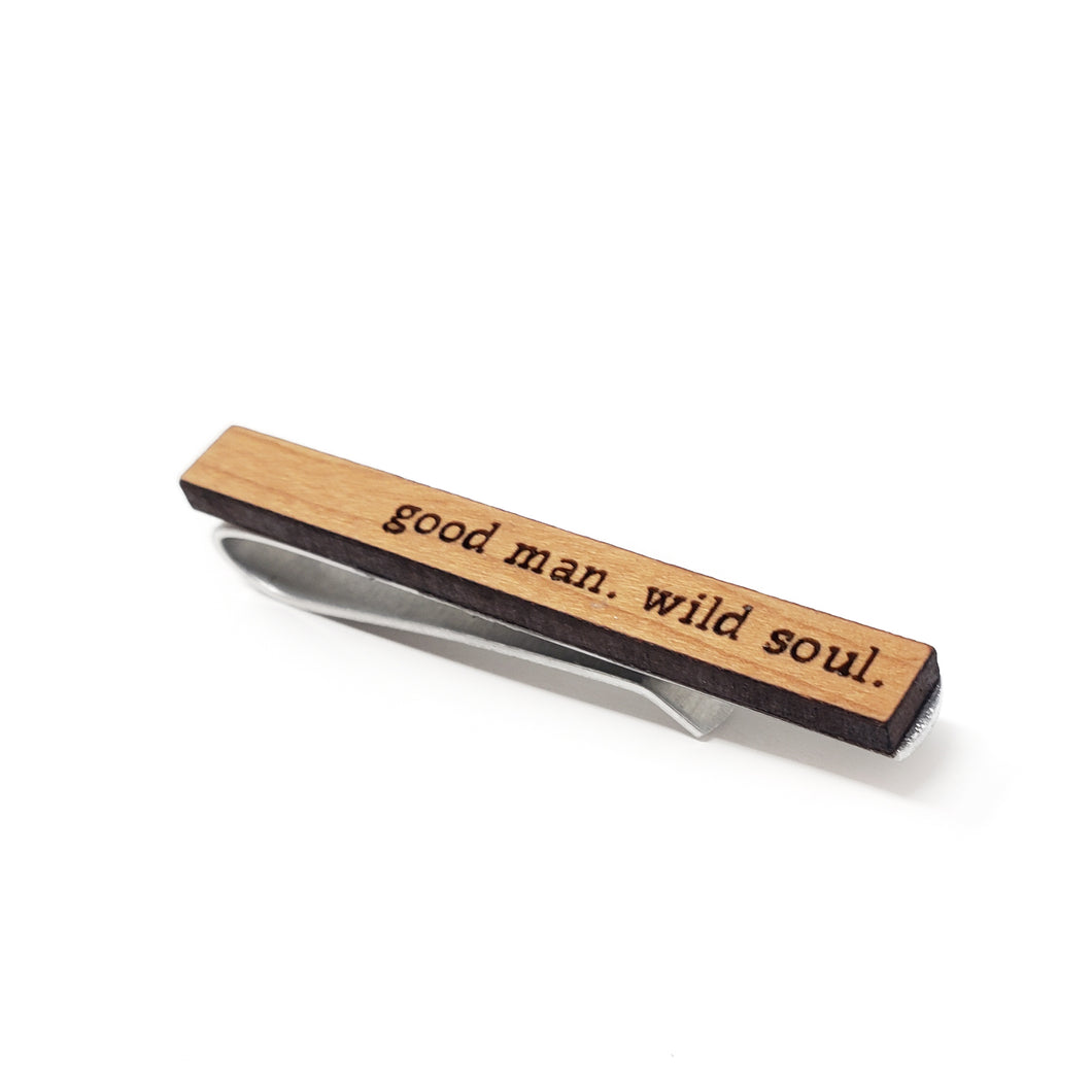 Good Man Wild Soul Tie Bar