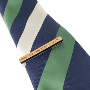 Trust the Timing of Your Life Tie Bar