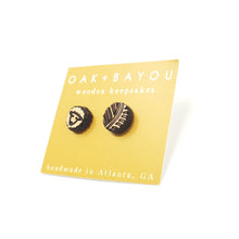 Load image into Gallery viewer, Lamb and Yarn Stud Earrings