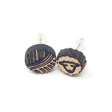 Load image into Gallery viewer, Lamb and Yarn Stud Earrings